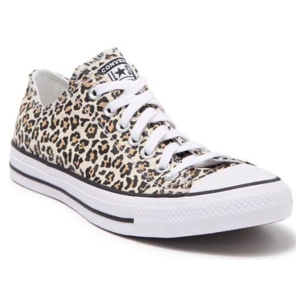 Converse Other - NEW| Converse Chuck Taylor All Star Leopard-Print Canvas Low-Top Sneakers